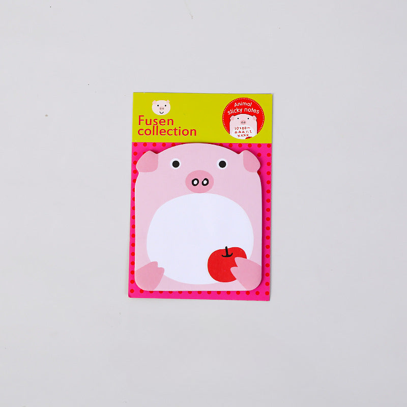Wholesale Paper Cartoon Animal Sticky Notes